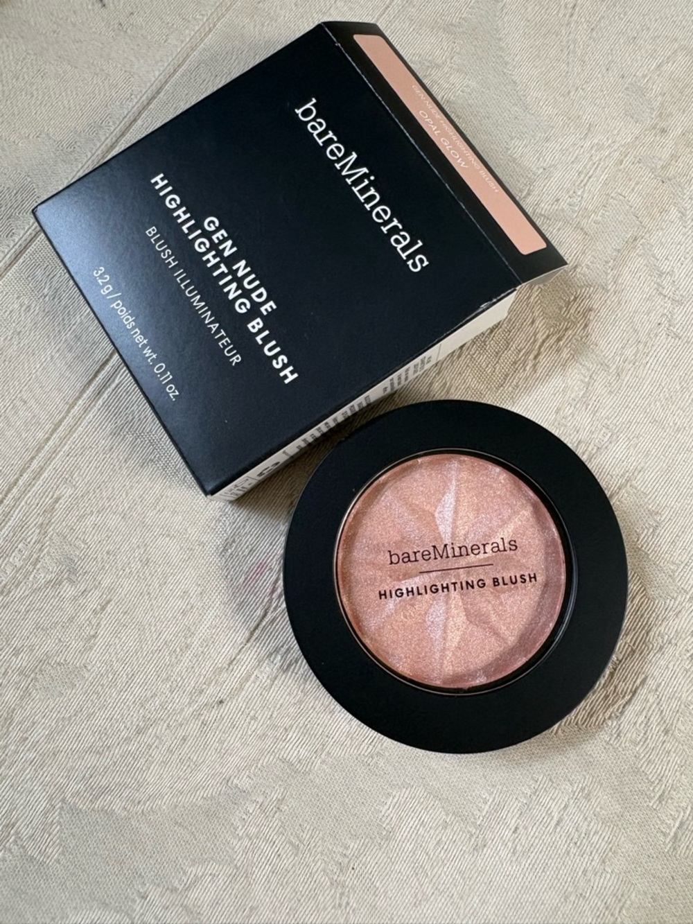 bareMinerals Gen Nude Highlighting Blush in Opal Glow BNIB